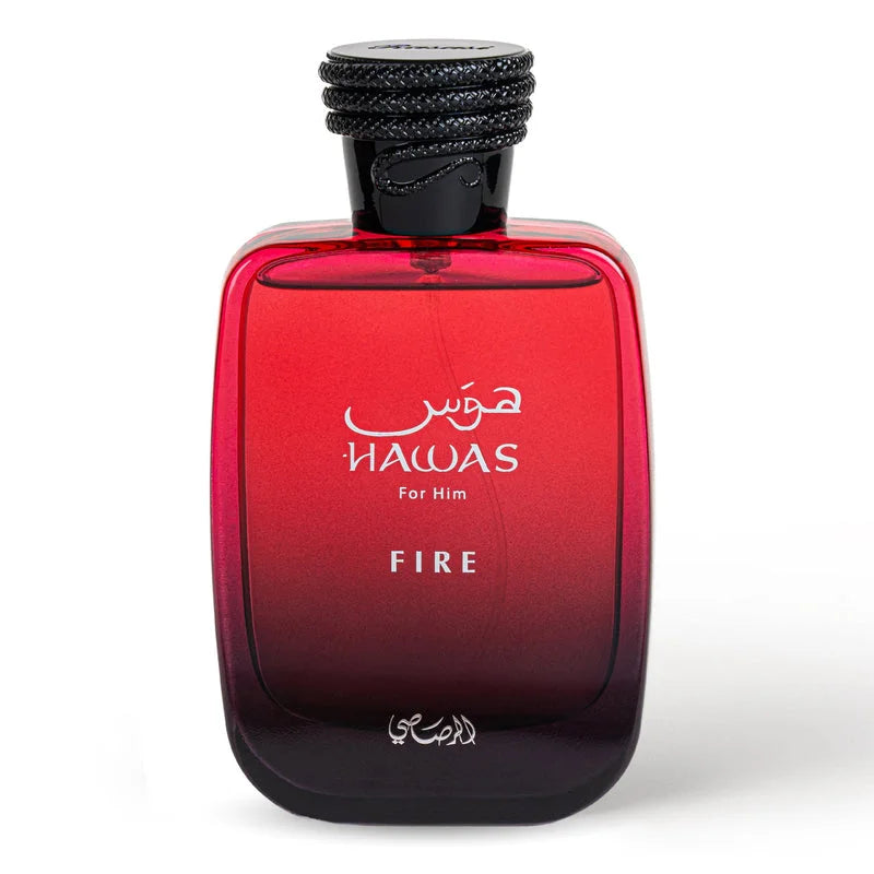 Luxury Rasasi Hawas Fire For Him Eau de Parfum 100ml Long Lasting Woody Oriental Fragrance Original Arabian Men Cologne Perfume Gift Box