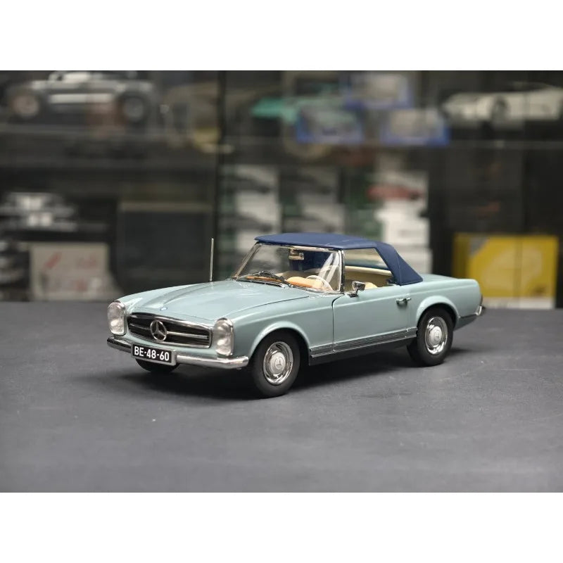 Diecast NOREV 1:18 Scale BENZ 230SL 1963 Convertible Alloy Car Model