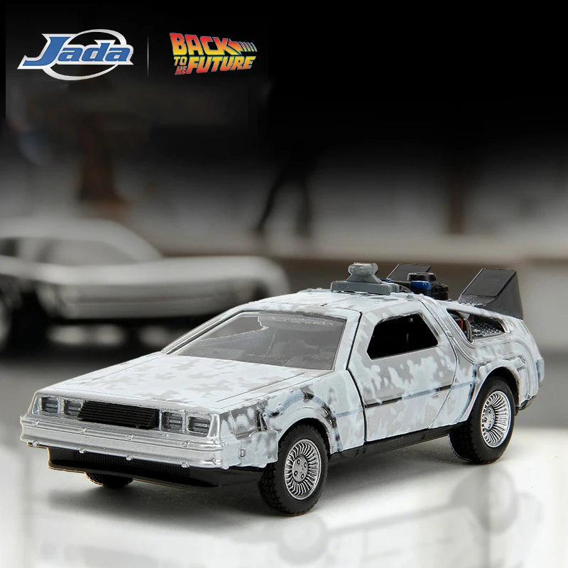 JADA 1:32 Time Machine Back To The Future-1 Frost Diecast Model Hollywood Rides JD34785