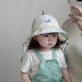 UV Block cap Baby’s summer hats beach accessories Boy Girls Sunshade Large brim Sunshade Shawl Breathable hat for sun protection