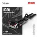 *In stock*Cool Car 1:64 H300 Flatbed Transport Trailer Dragon 77 Painted Simulation Alloy Car Model for Collection&Display&Gift