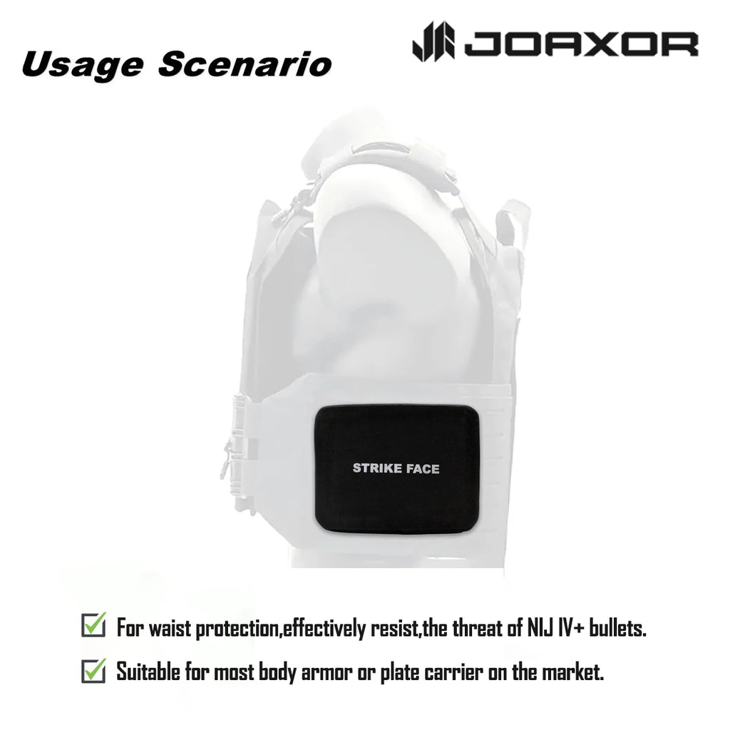 JOAXOR 15x20CM UHMWPE Board Tactical Insertion Self-Defense Backpack Deck Defense Shield Grade Board
