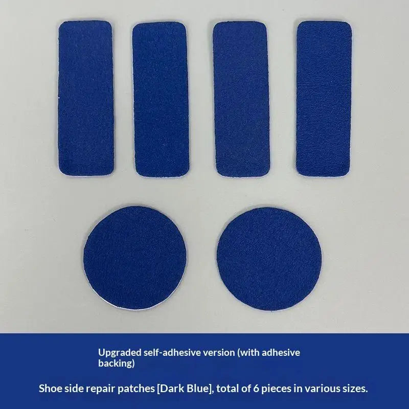 6Pcs Shoe Repair Patches For Heel And Inner Lining Wear Self-Adhesive Repair Stickers For Sneakers Shoes