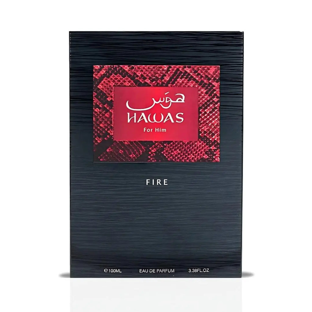 Original Arabic Perfume RASASI Hawas Fire Eau De Parfum Spray 100ML long lasting fragrance natural perfume Cologne Persistence Pheromone Portable Birthday gift