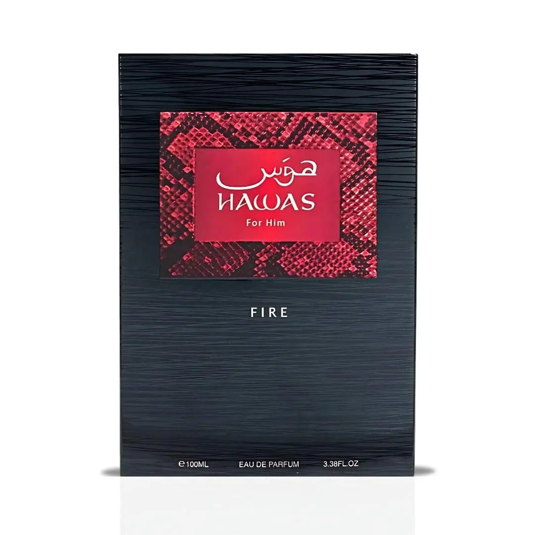 Original Arabic Perfume RASASI Hawas Fire Eau De Parfum Spray 100ML long lasting fragrance natural perfume Cologne Persistence Pheromone Portable Birthday gift