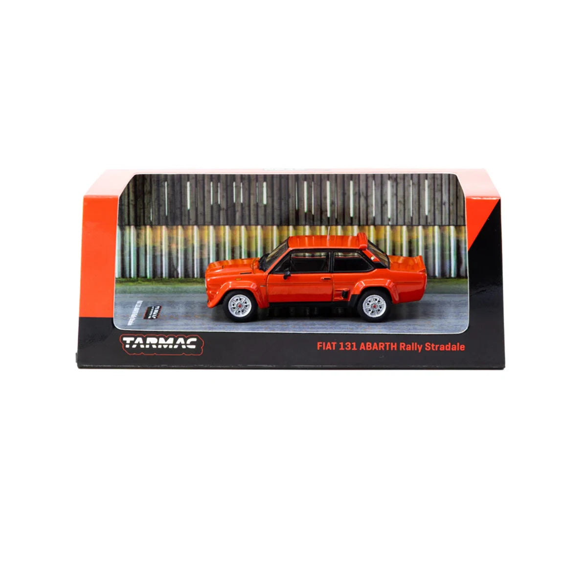 Tarmac Works ROAD64 T64R-094-RE 1:64 Fiat 131 Abarth Rally Stradale Red Diecast Model Car In Stock Ready To Ship
