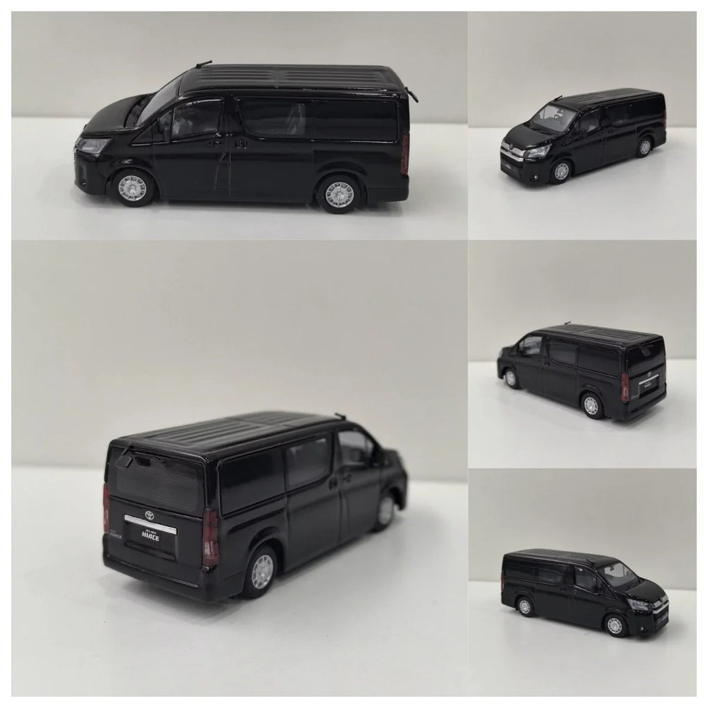 Model 1 Diecast 1/64 Scale Sea Lion HIACE 300 MPV Toyota Business Vehicle Van Alloy Car Model