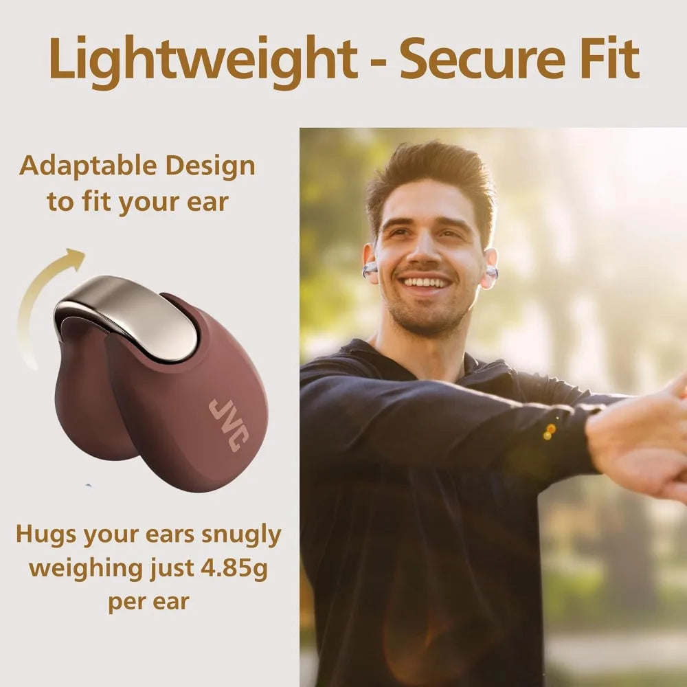 Wireless Open Ear Earbuds,Bluetooth 5.3,24H Battery,Water Resistant,Mic,Comfort & Awareness,Ear Clip