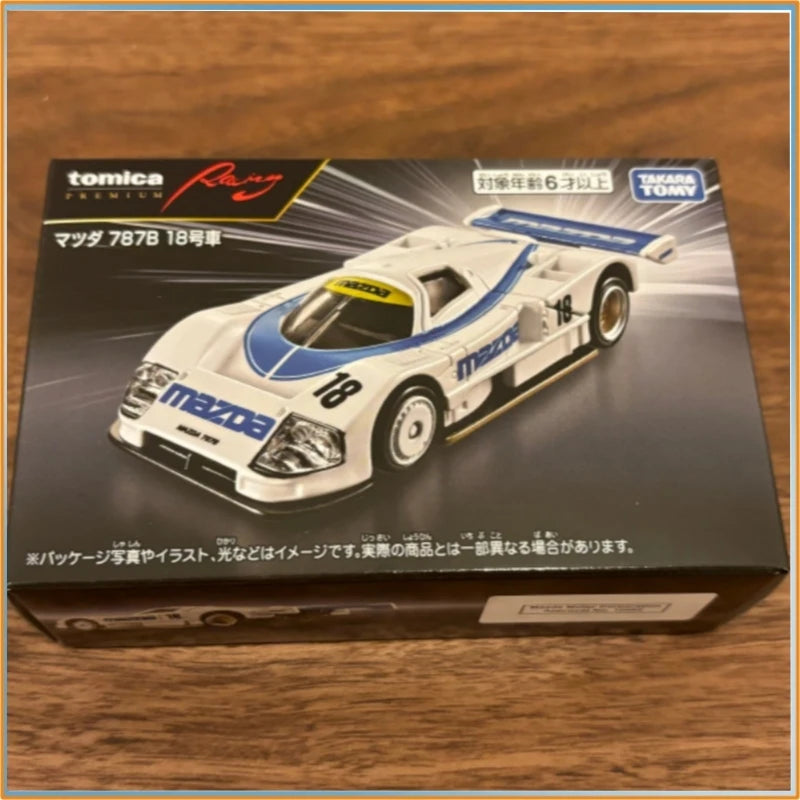 Genuine Tomica Alloy Car Model Racing Mazda 787b No.18 Car Model Toy Gift