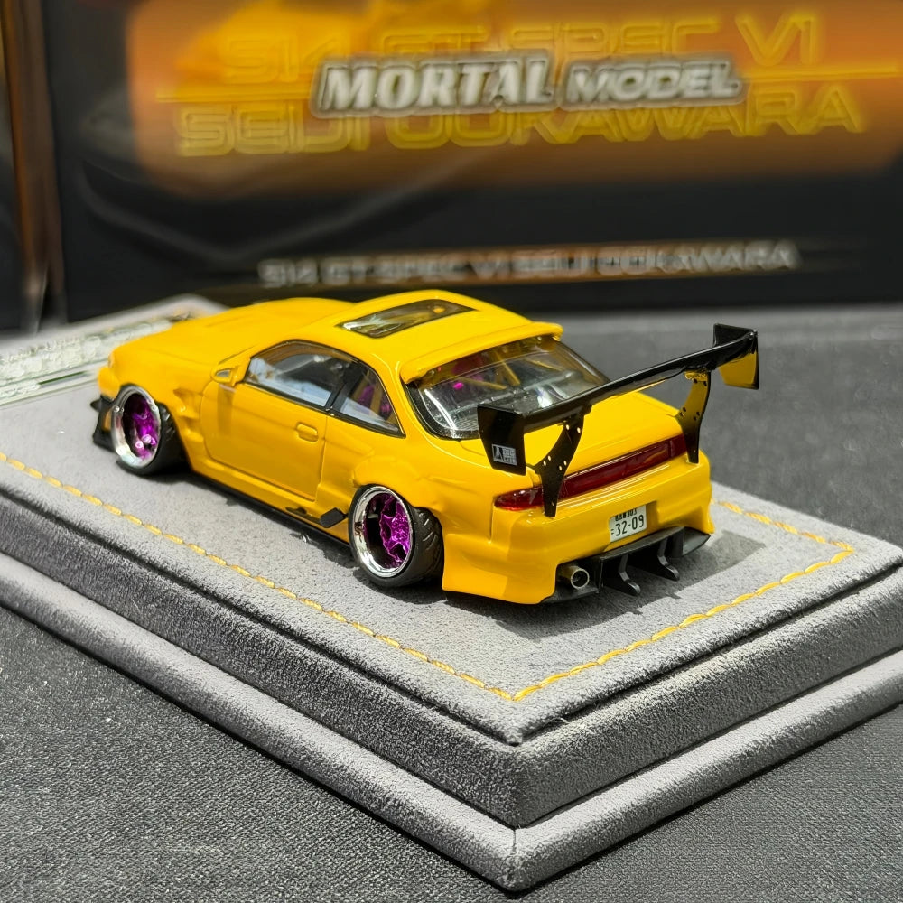 Mortal 1:64 S14 GT-SPEC V1 SEIKI OOKAWARA HEC Diecast Model Car