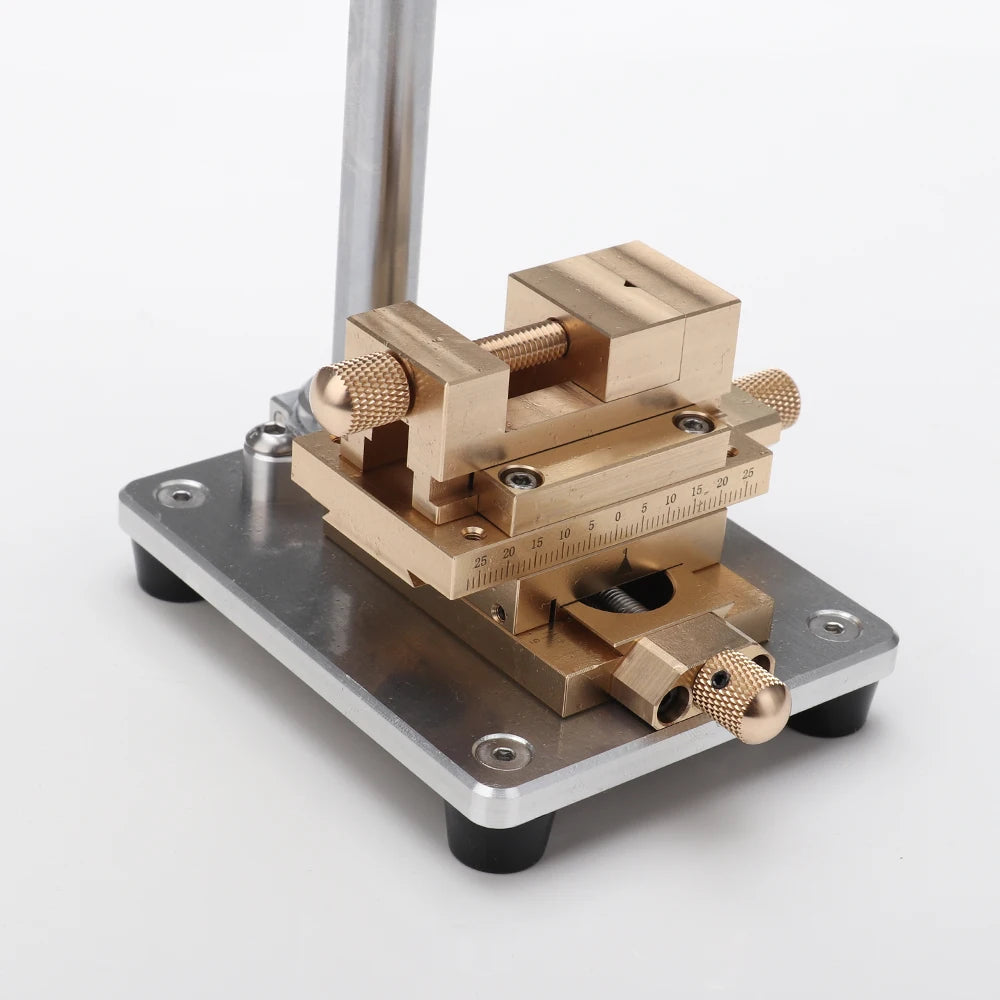 Mini Table Drill Micro Bench Drill 0.3-4mm Precision Watch Repair Tool 3.175mm Chuck Industrial-Grade Aluminum Alloy Body