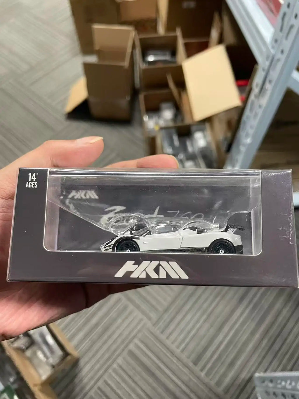 HKM Premium 1:64 Pagani Zonda 760 Diecast Model Car Collection (3 Variants: Green/White/Blue) With Openable Rear Hood In Stock