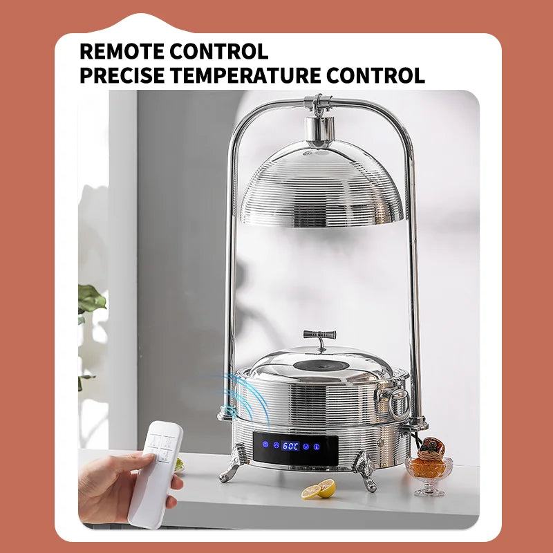 Unique Design Buffet Stove Catering Heat Lamps Electric Food Warming Board Adjustable Temperature Chafing Dishes