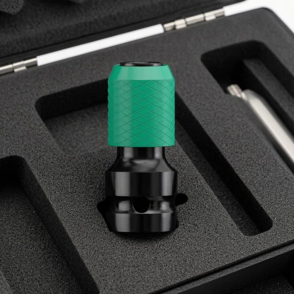 Telescopic Adapter Head Knurled Hex to Square Socket Adapter Tool Accessory High Force Long-Lasting