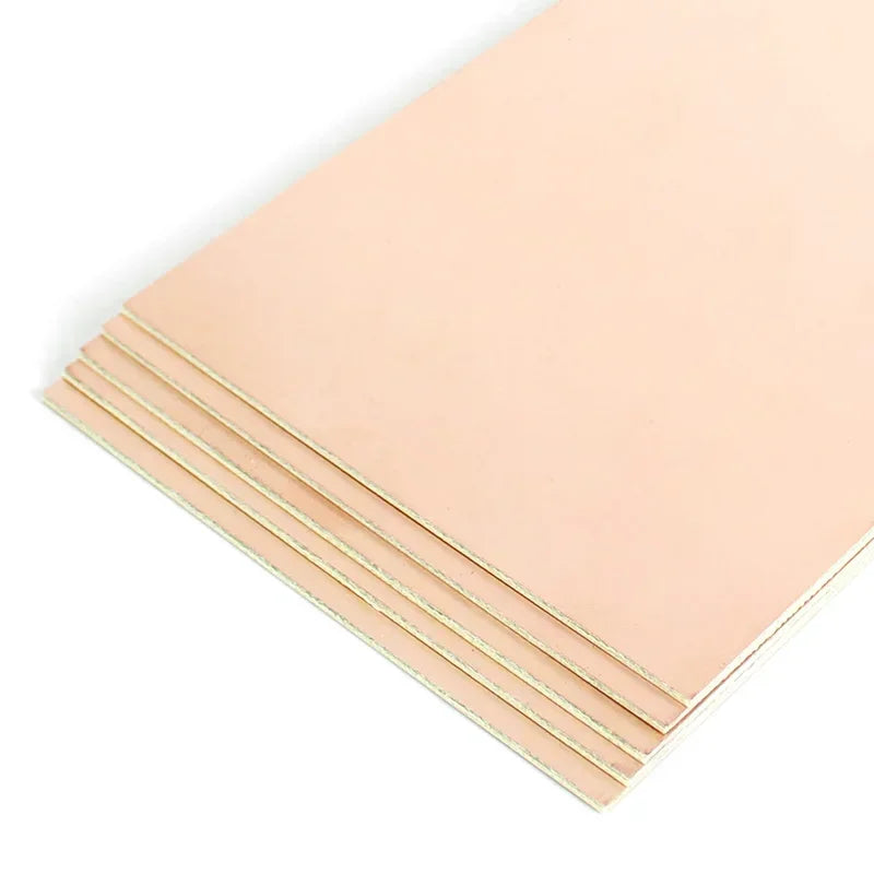 1/5/10Pcs FR4 10x15cm PCB Single Side Copper Clad Plate Laminate Circuit Fiber Material Universal Board for Etching DIY Pcbs Kit