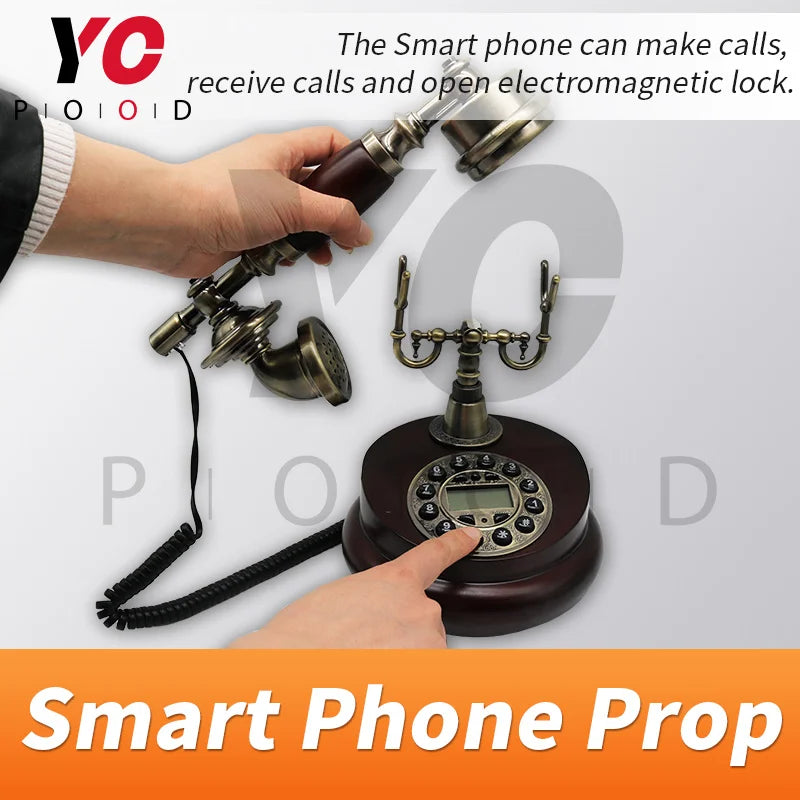 Escape Room Phone Prop Dial correct number to hear clues or release lock Telephone Prop escape room phone gadgets