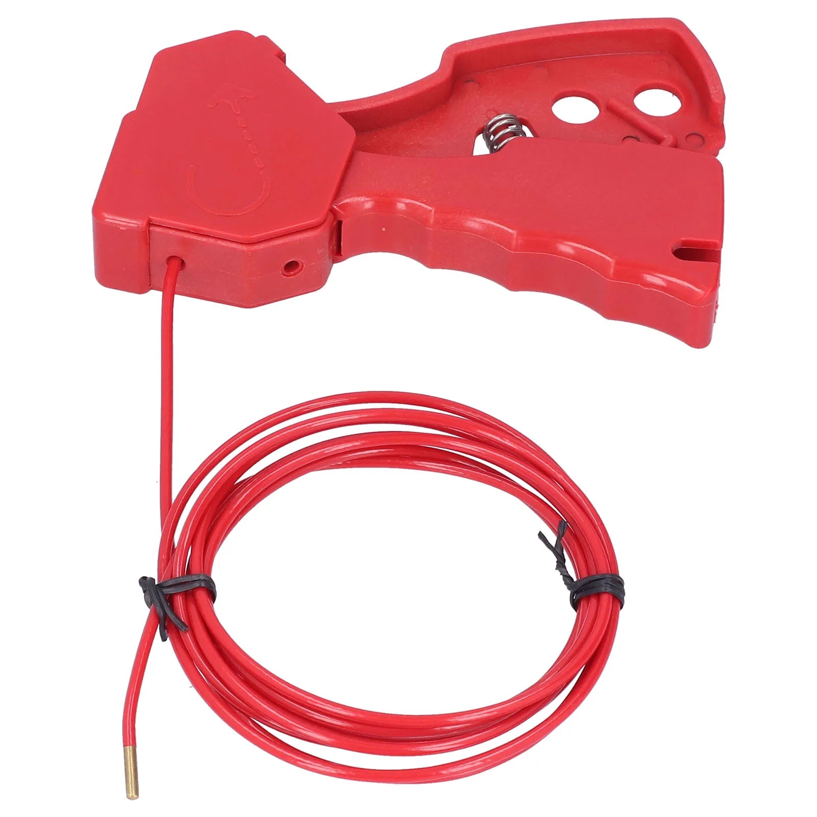 High Temp Corrosion Resistant Nylon Adjustable Safety Cable Lockout With Steel Wire For Industrial Energy Isolation Locking
