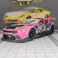 CCA 1:24 Ford Mustang GT3 alloy car model door and hood can be opened has sound and lighting functions suitable for collection