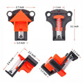 60-120Degree Adjustable Corner Clamp-Spring Loaded Right Angle Clip with Single Handle, Heavy Duty Woodworking Tool