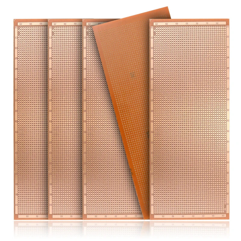 5PCS DIY 10x24.5 10*24.5CM Prototype Paper PCB Universal Experiment Matrix Circuit Board Single Row Continuous Hole 100x245mm