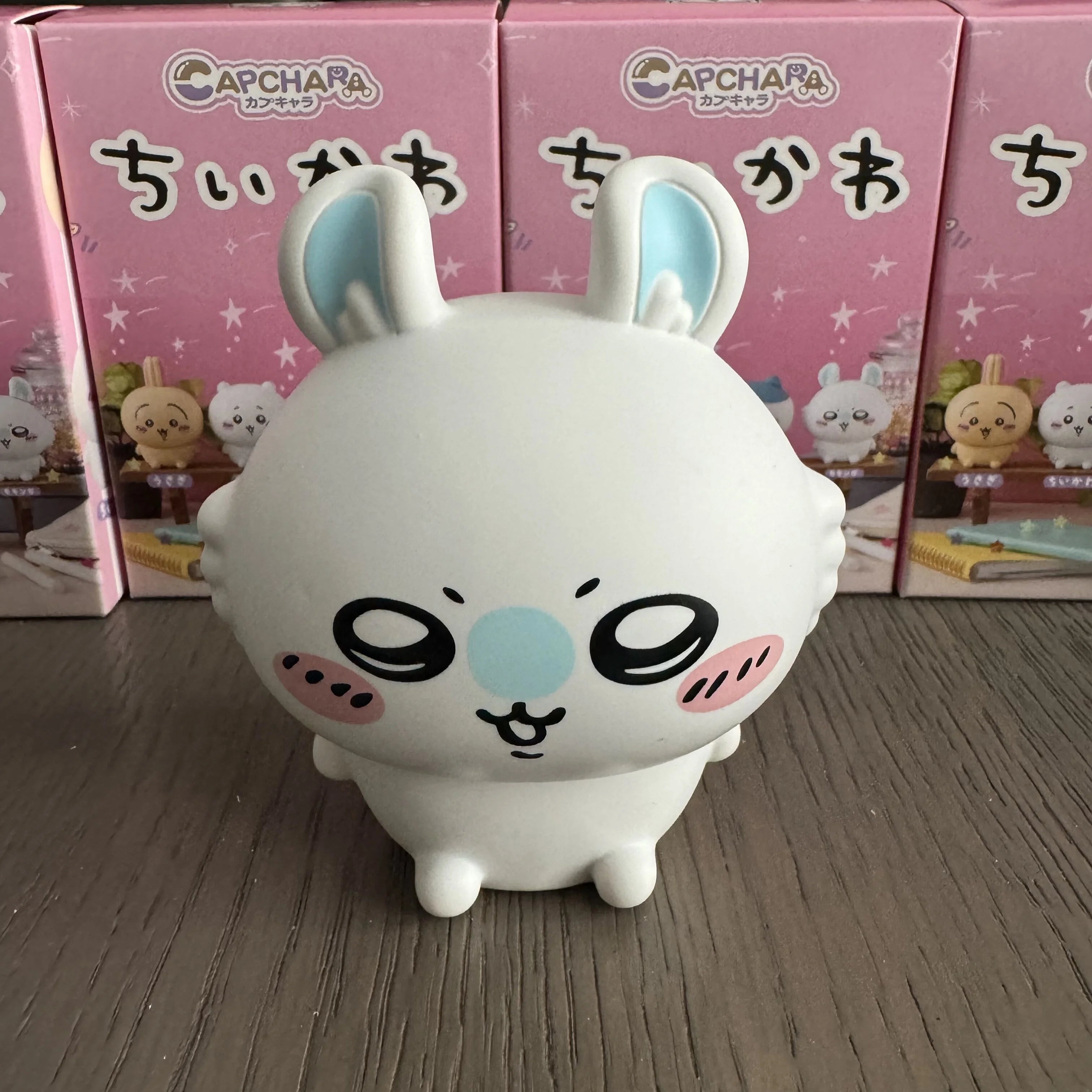 yiji Cute Cartoon Figures Kawaii Capchara Model Mini Toys Desktop Decor Collectible Ornaments Gift for Kids Girls Friends