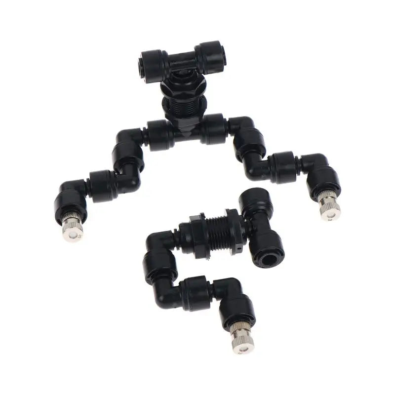 0.3mm Connect With 6.35mm Pipe 4 Head Garden Watering Reptile Fogger Mister With Quick Connecting Nozzle