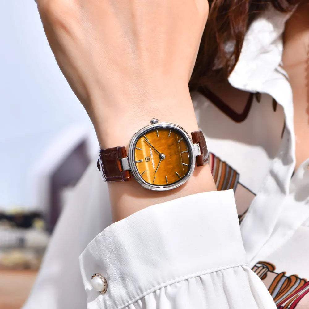 PAGANI DESIGN 2026 New Quartz Watch Top Brand Waterproof Watch Sapphire Glass Classic Leather 32mm Women Wristwatch Gift Watches