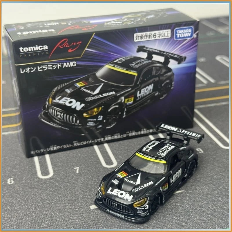 Genuine Tomica Racing Series Hatsune Miku Mercedes-Benz Amg  Hk Exclusive Die-Cast Alloy Car Model Toy Gift
