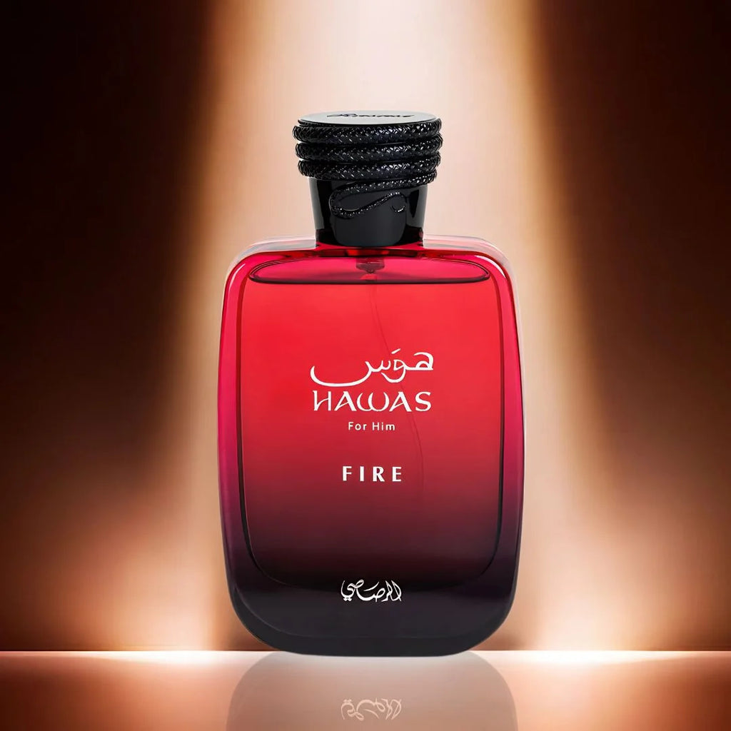 Luxury Rasasi Hawas Fire For Him Eau de Parfum 100ml Long Lasting Woody Oriental Fragrance Original Arabian Men Cologne Perfume Gift Box