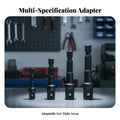 Cylindrical Hex to Square Drive Adapter Tool Accessory Darkened 6.35 Mm Hex Driver Adapter Forged-Looking for Impact Wrenches
