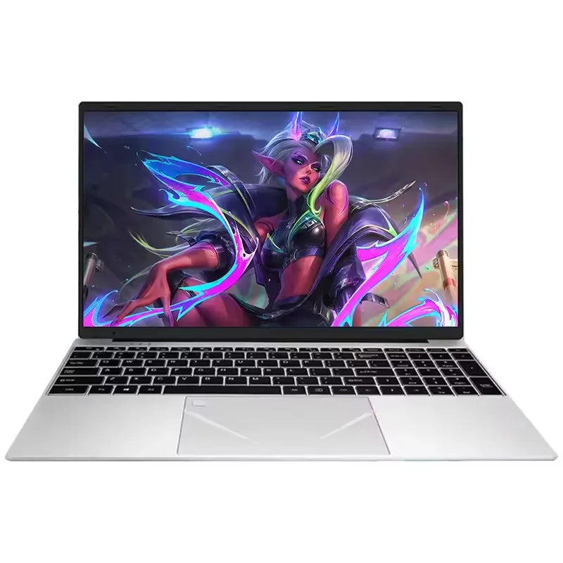 Portable Business Entertainment Laptop N95 Processor 120Hz IPS Full Screen 32GB+2TB SSD 7500mAh Long Standby Fingerprint PC