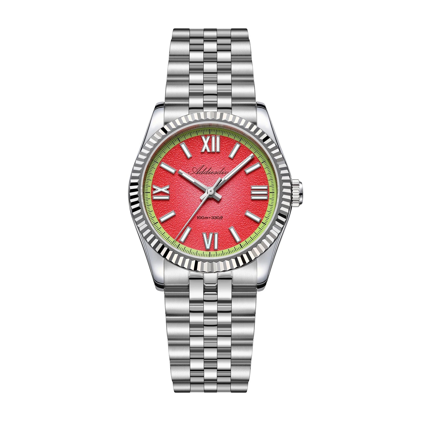 ADDIESDIVE Hight Quality Sapphire Glass 10Bar Waterproof Watches 316L Stainless Steel BGW9 Super Luminous Wristwatches for Women