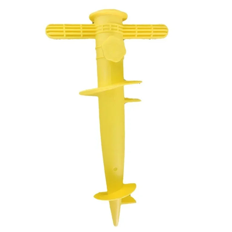 1-Pack Plastic Beach Umbrella Plug Base Floor Fork Insert Accessory