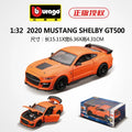 Bburago Alloy Car Model For Collector Bburago1:32 Rafa Supercar Mustang Pullback Sound And Light Version Alloy Simulation Car Mo