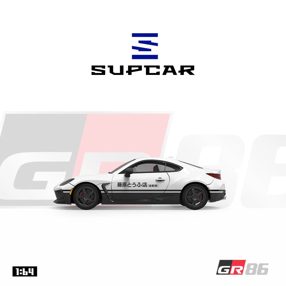 *Pre-order*SUPCAR 1:64 GR86 Tofu Shop Diecast Car Model Simulation Alloy Mini Vehicle For Diorama Display Collectible Gift