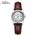 Addies 585 Quartz Woman's Watch 28mm High Quality Sapphire Glass 50m Waterproof Dive Stainless Steel Business Ladies Watches