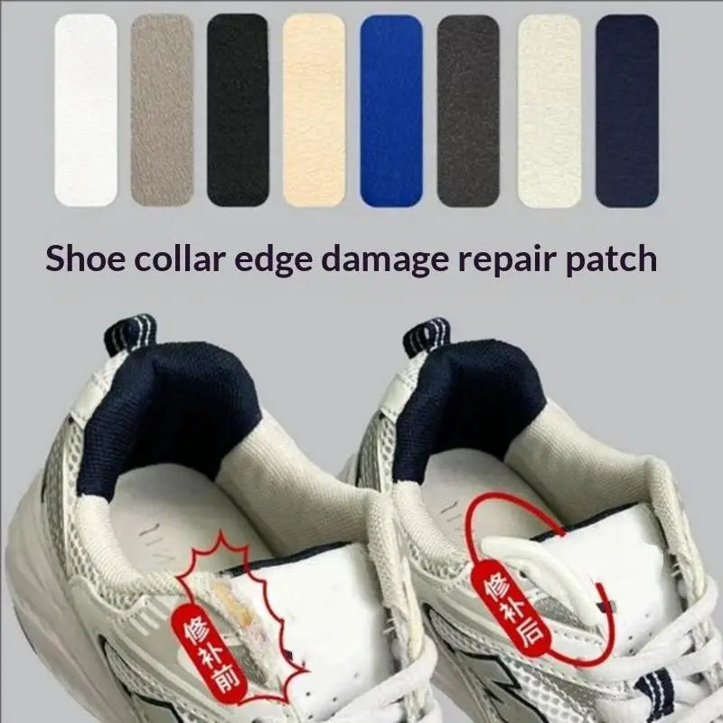 6Pcs Shoe Repair Patches For Heel And Inner Lining Wear Self-Adhesive Repair Stickers For Sneakers Shoes