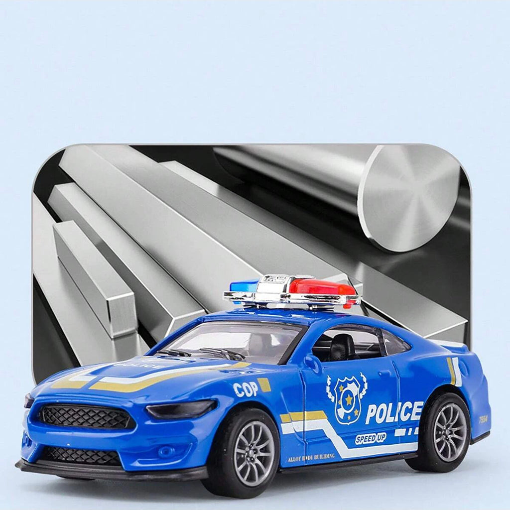 Casting Alloy Model Car Pullback Function Non-Opening Doors Diecast Vehicle Collectible Toy for Kids
