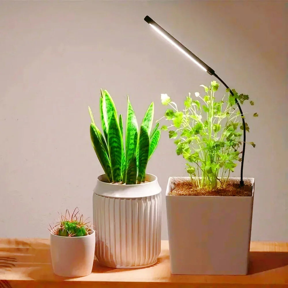 LED Plant Lights, Full-Spectrum Growth Lights, USB Mini-Plug-In, 48 Light Beads Regularly Dim