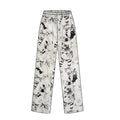Outdoor Home Pants for Women Pajama Pants Soft Comfortable Cartoon Moe Cat Big Battle Elastic Waist Student Loose Sleeping Pants