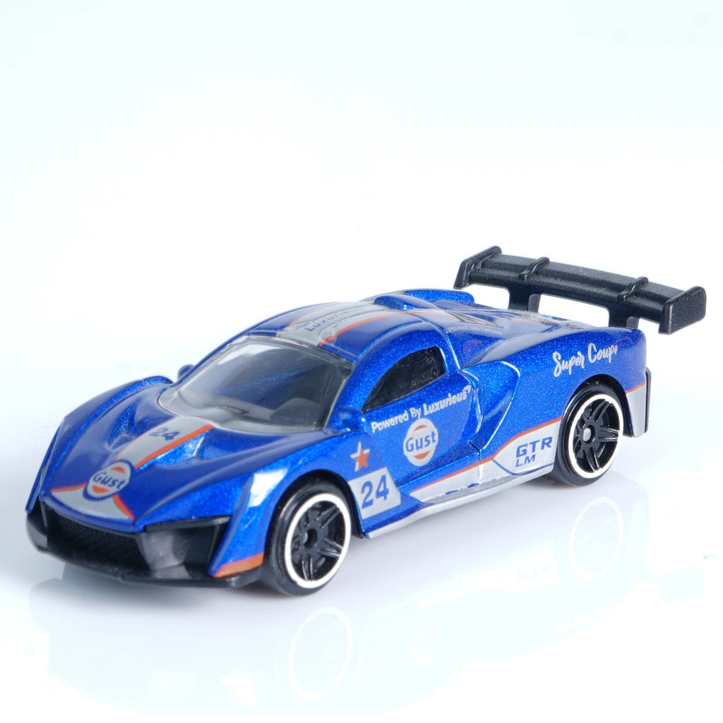 Alloy Car Model Simulation 1:64 Sliding Sports Car Racing Car Children's Toy Car Boy Gift Christmas Toy Gift Racing Car Ornament