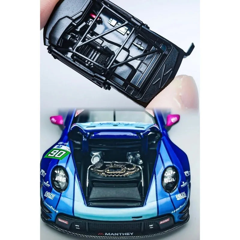 Trends Hobby-TH 1/64 Porsche 911 GT3 R LeMan 24H 2025 Diecast Car Model Alloy Simulation Collection Toy Gift For Boys#peetyeee