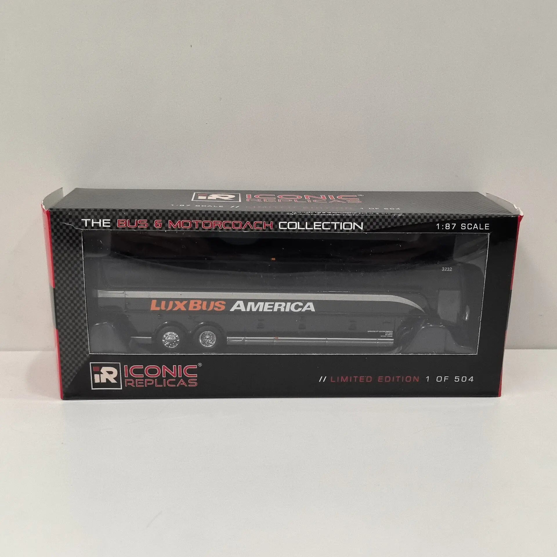 Diecast IR 1/87 Scale HO VAN HOOL TX-45 Bus 73 Alloy Car Model