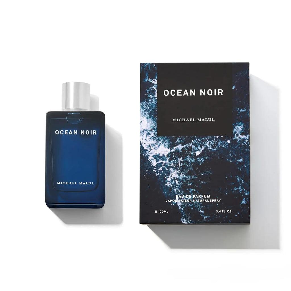 Michael Malul Ocean Noir Eau de Parfum Spray for Men – Fresh Aquatic, Dark Marine & Woody Aromatic Scent, Long-Lasting Fragrance, Perfect Gift, 100 ml / 3.4 fl oz