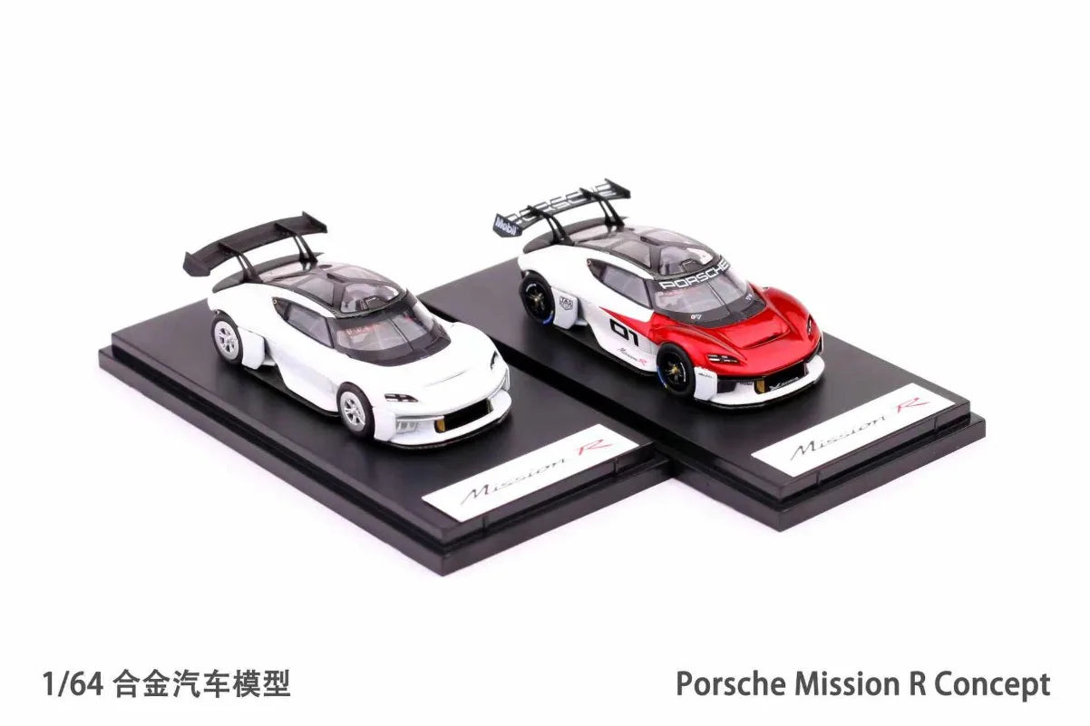 Karium Diecast 1/64 Scale Porsche Mission R Concept Car Alloy Diecast Model Car Collectible Vehicle Toys