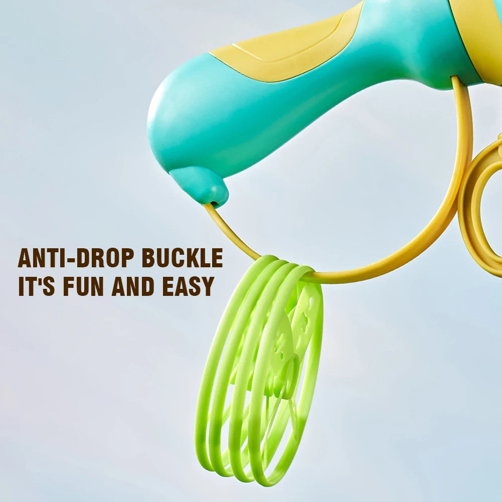 Childrens Toy HandThrow Catch Frisbees Frog Catapult Outdoor Game Set Toy for Garden Party Birthday and Holiday Gifts