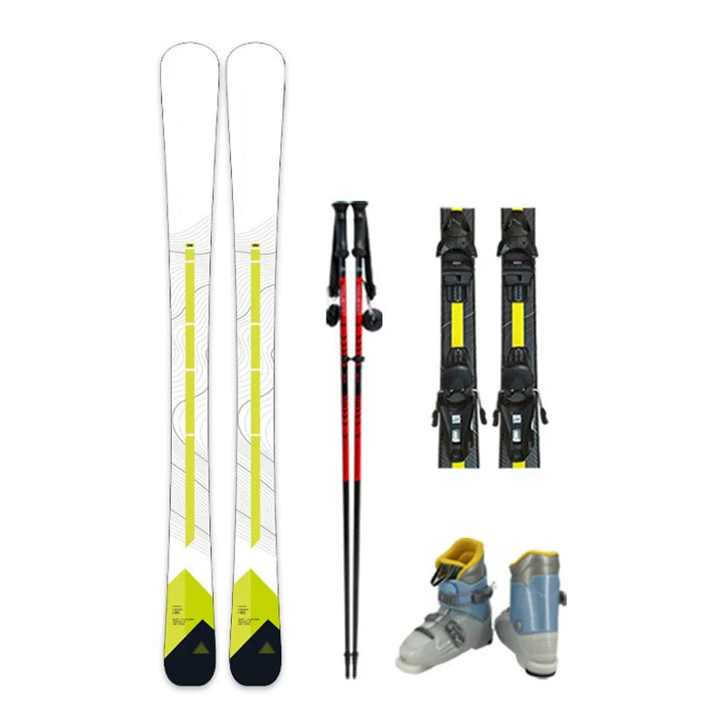 High Quality Youth Snowboard Double Board Fixator Snow Shoe Cane Set Customized 120cm Children's Ski Slope Snowboard Set