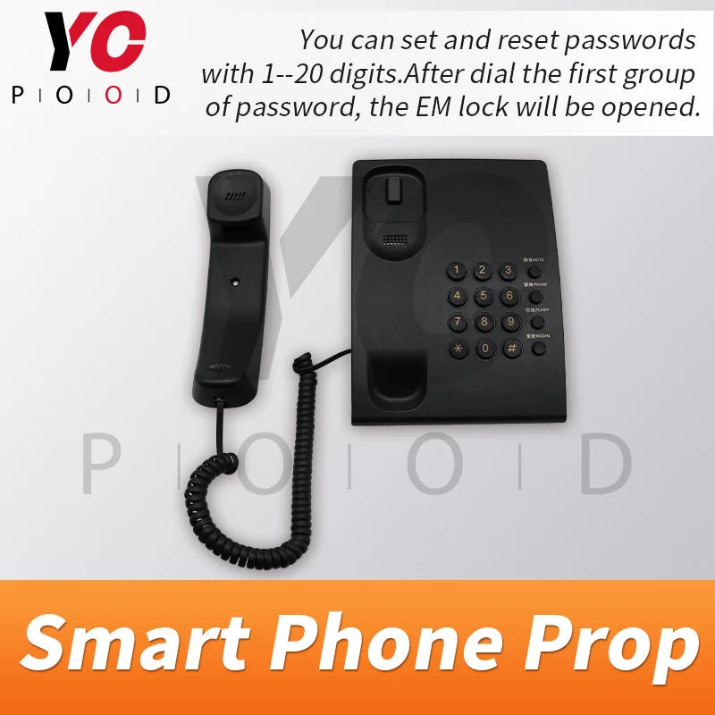 Escape Room Phone Prop Dial correct number to hear clues or release lock Telephone Prop escape room phone gadgets