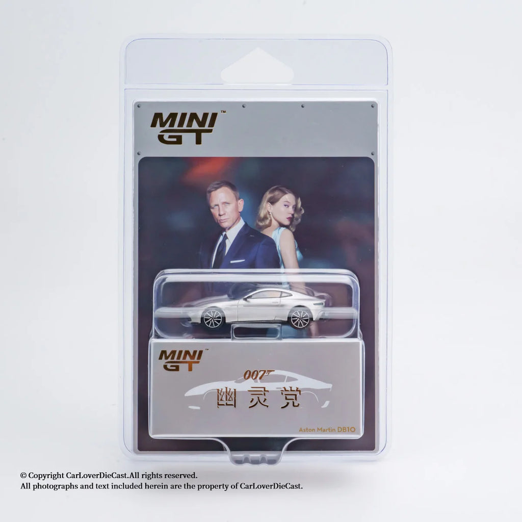MINIGT 1/64 Aston Martin DB10 Spectre MGT00910-007 Cars Alloy Diecast Metal Model Kids Toys Boys