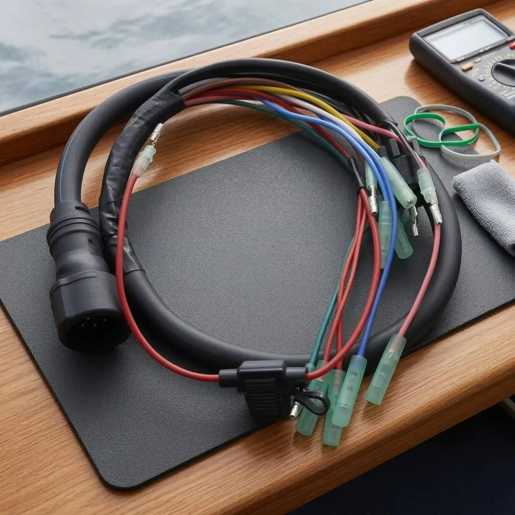 Switch Wiring Harness Assembly Multi Connector Design Outboard Engine Wiring Harness Marine Engine Cable Assembly